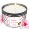Magnificent 101 Long Lasting Cherry Blossom Scented Smudge Candle, 6 Oz - 35 Hour Burn, All Natural & Organic Soy Wax Aromatherapy Candle for House Energy Cleansing, Purification & Manifestation